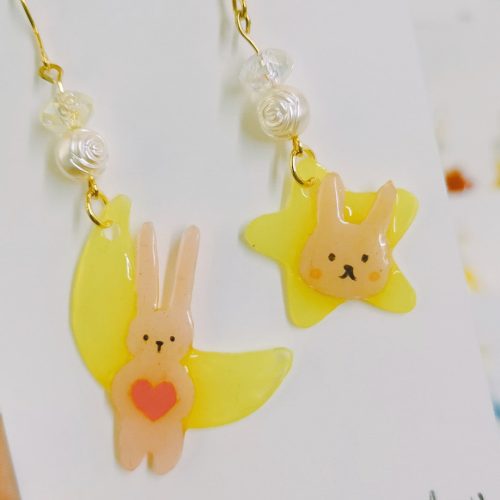 CuteCartoonHandmadeShrinkPlasticEarrings2 53551050 446f 4ee1 85c9 b30152127a07