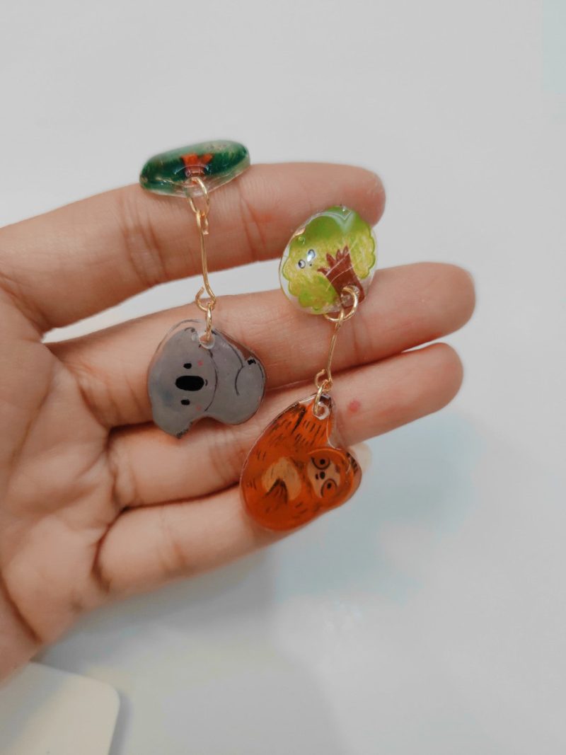 CuteCartoonHandmadeShrinkPlasticEarrings4