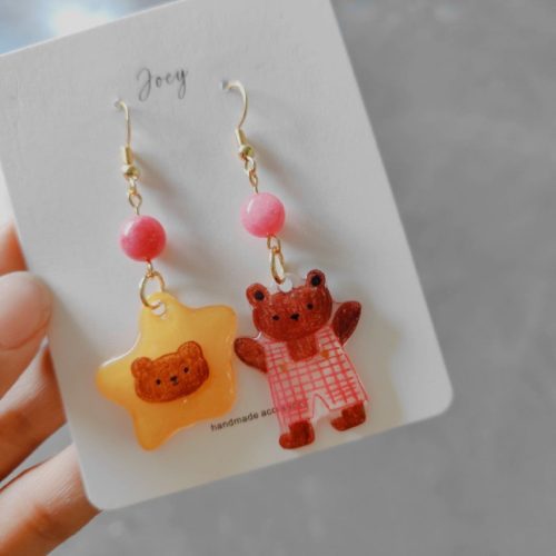 CuteCartoonHandmadeShrinkPlasticEarrings4 491a2ee7 f616 420c b77b d99259f98466