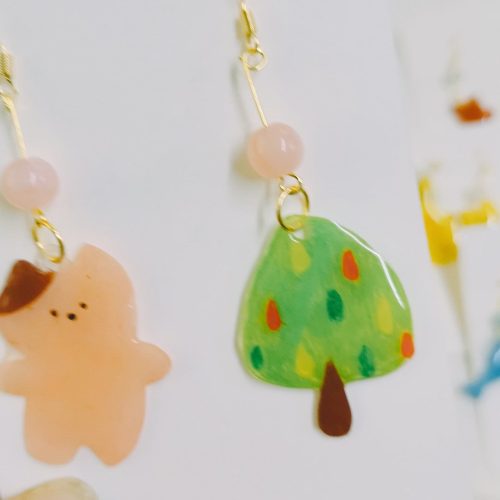 CuteCatsShrinkPlasticEarrings2