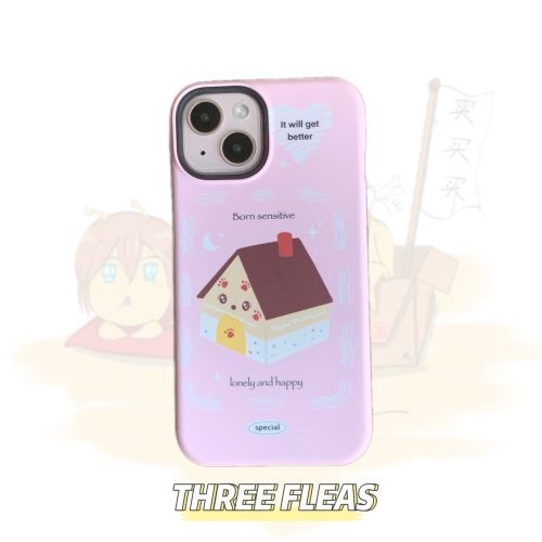 CuteDuckBearCarPrintedPhoneCase14