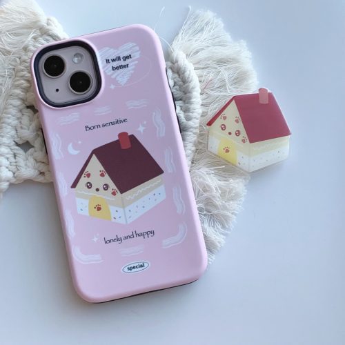 CuteDuckBearCarPrintedPhoneCase15