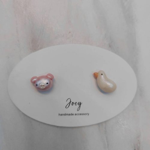 CuteHandmadePolymerClayAnimalsStuds1