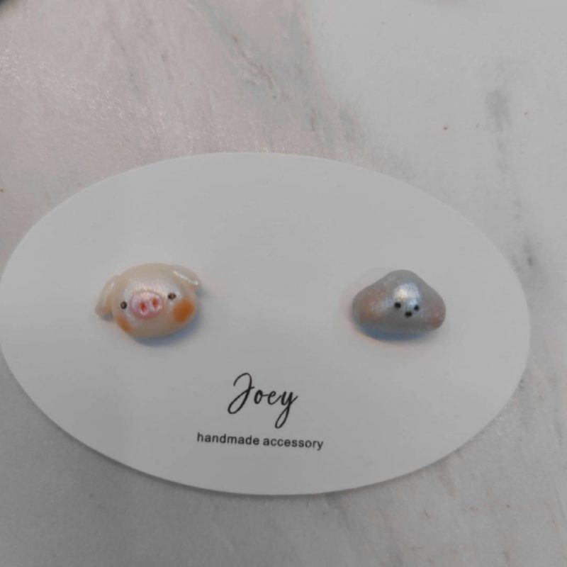 CuteHandmadePolymerClayAnimalsStuds6