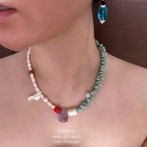 DopamineColorBeadedNecklace6