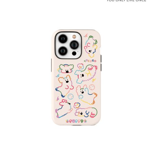 DopaminePuppyPrintedDoubleLayerPhoneCase5