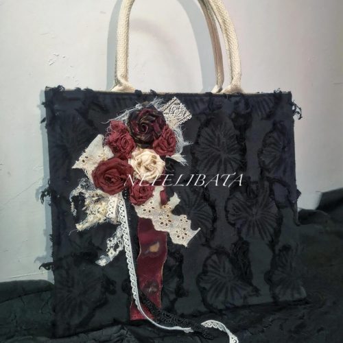 DukeRedRosesLaceTote4