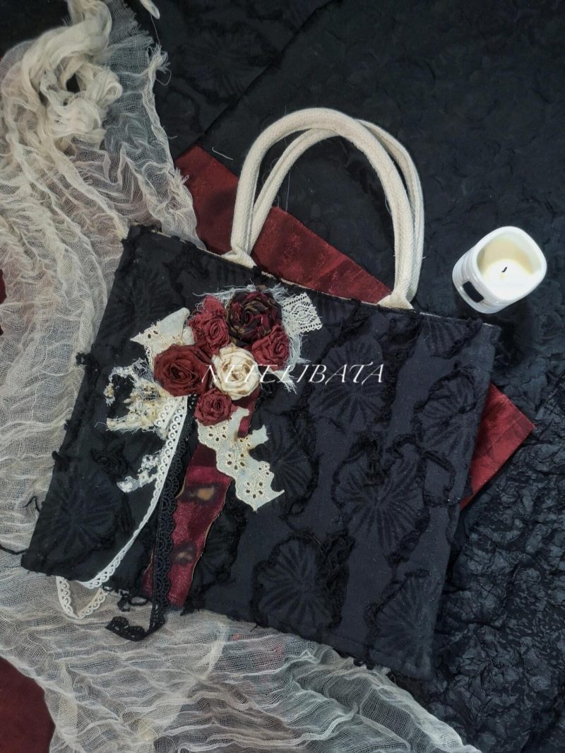 DukeRedRosesLaceTote5