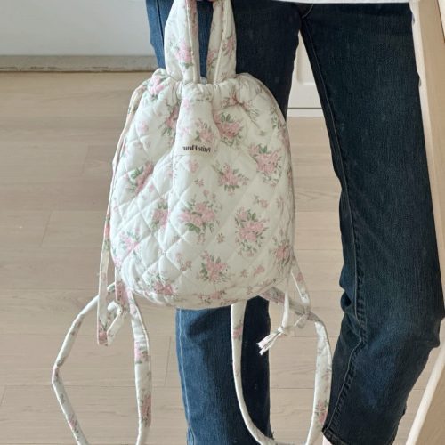 FloralPrintDrawstringCloudBackpack12