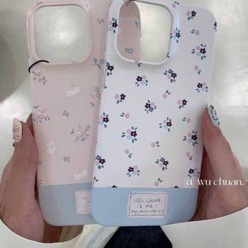 FlowerPrintedDoubleLayerPhoneCase3