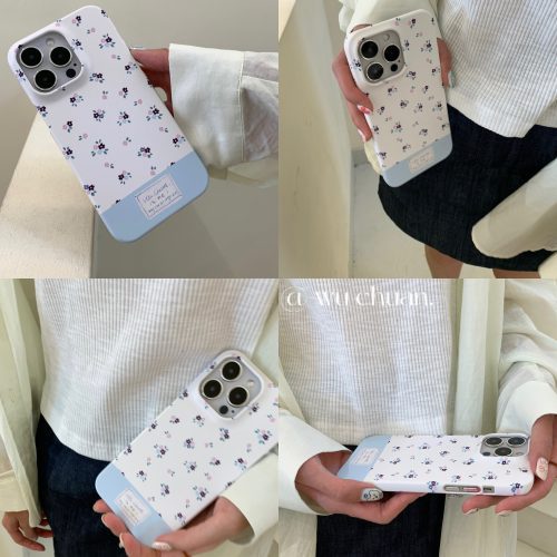 FlowerPrintedDoubleLayerPhoneCase4