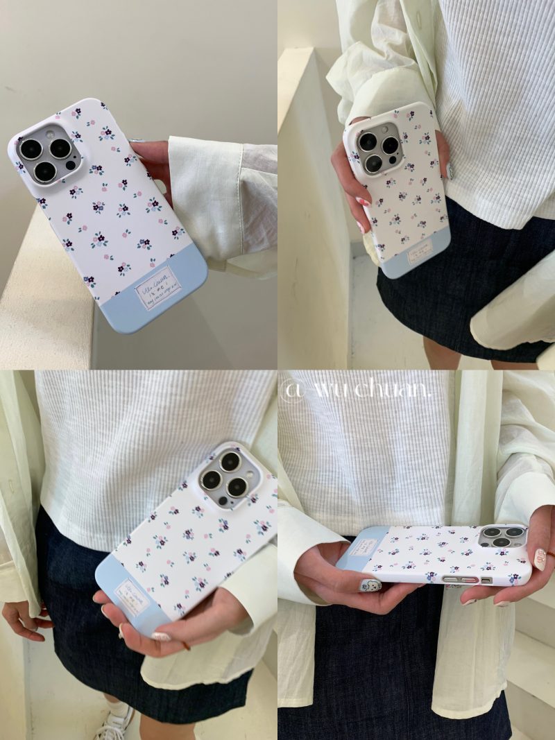 FlowerPrintedDoubleLayerPhoneCase4