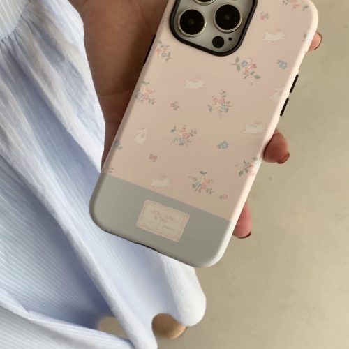 FlowerPrintedDoubleLayerPhoneCase5