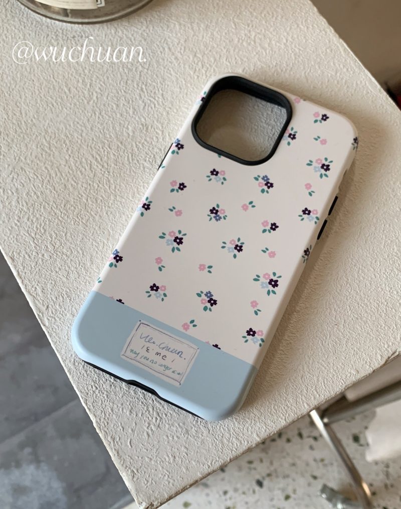 FlowerPrintedDoubleLayerPhoneCase6