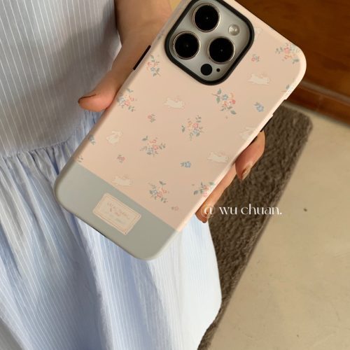 FlowerPrintedDoubleLayerPhoneCase8