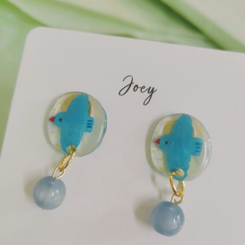 FlyingBirdShrinkPlasticEarring2 66ade0d2 06fa 4c39 b95d 22de20c3429a