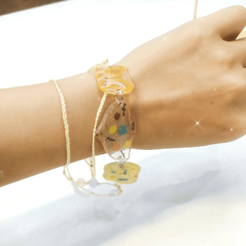 FlyingBirdShrinkPlasticNecklaceBracelet3