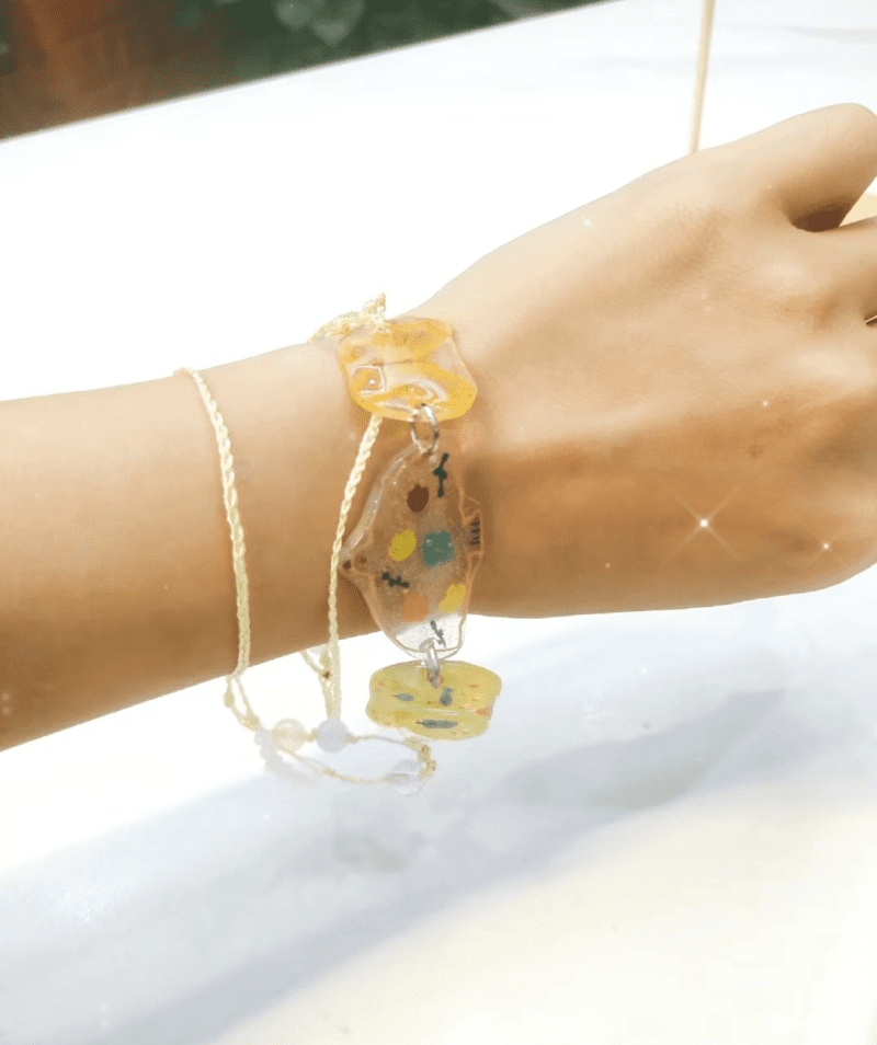 FlyingBirdShrinkPlasticNecklaceBracelet3