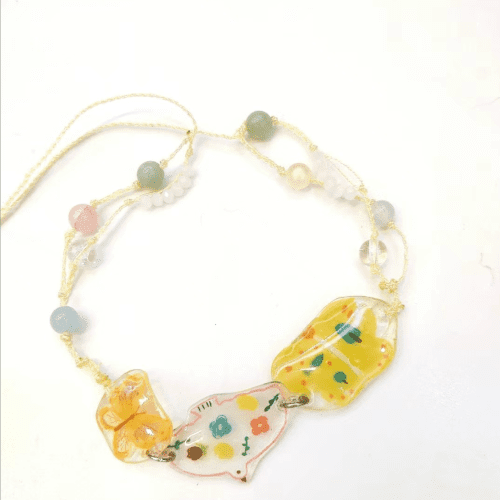 FlyingBirdShrinkPlasticNecklaceBracelet4