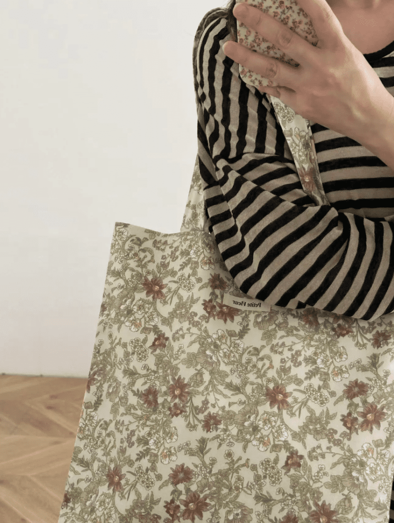 FrenchFloralPrintCanvasDoublefaceShoulderBag14