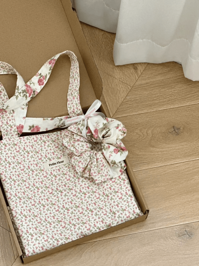 FrenchFloralPrintCanvasDoublefaceShoulderBag4