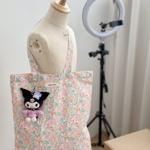 FrenchFloralPrintCanvasShoulderBag13