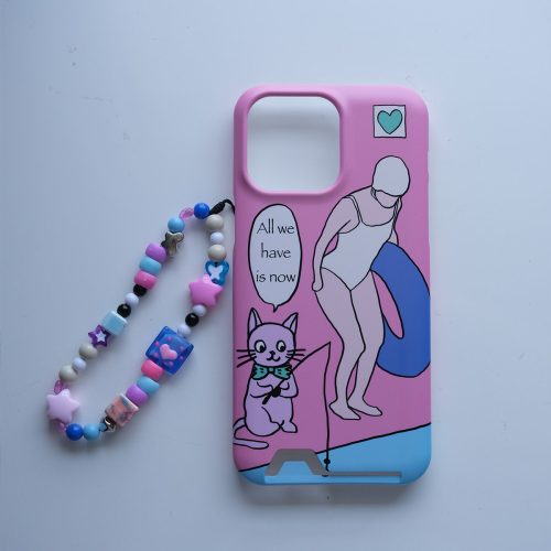 FunnyCartoonFishingCatPrintedPhoneCase8