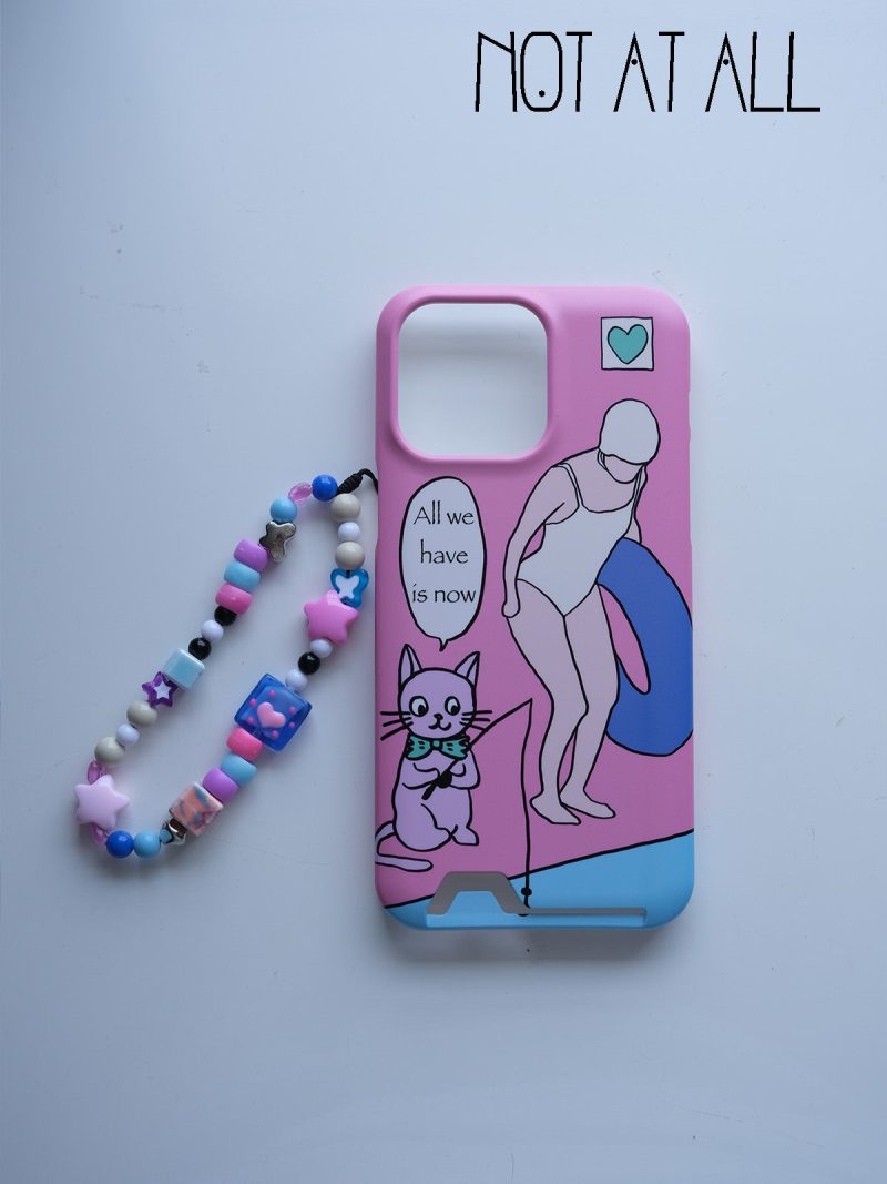 FunnyCartoonFishingCatPrintedPhoneCase8