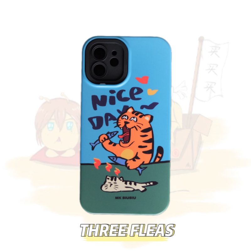 FunnyTigerandSweetDogPrintedPhoneCase3