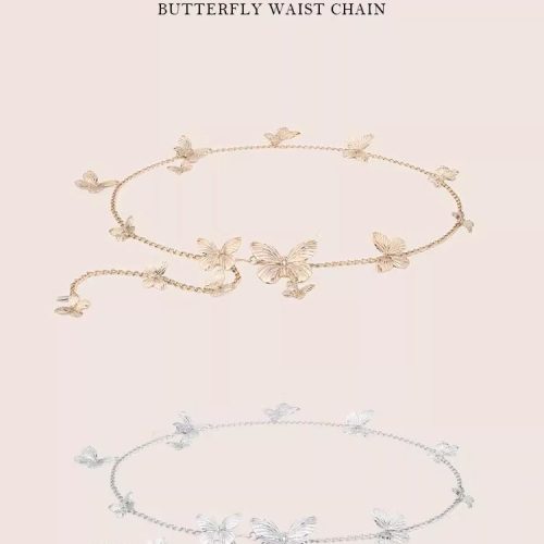 GoldenButterflyWaistChain6