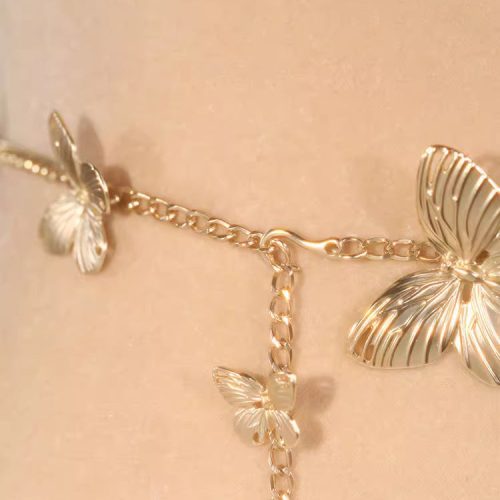 GoldenButterflyWaistChain7