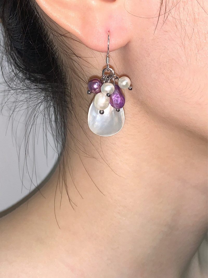 GrapeShellBeadedEarrings1