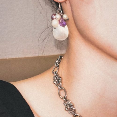 GrapeShellBeadedEarrings3