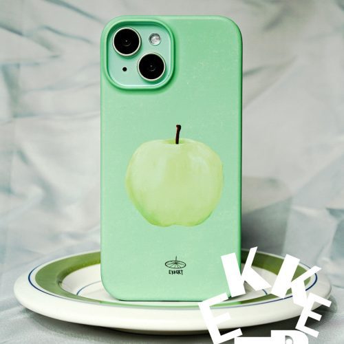 GreenApplePrintedPhoneCase3