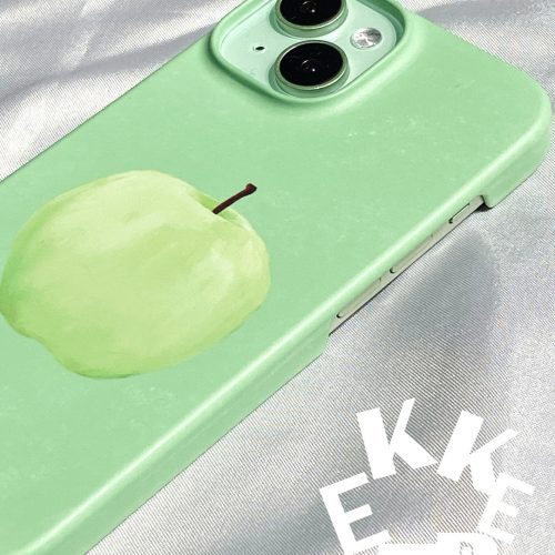 GreenApplePrintedPhoneCase4