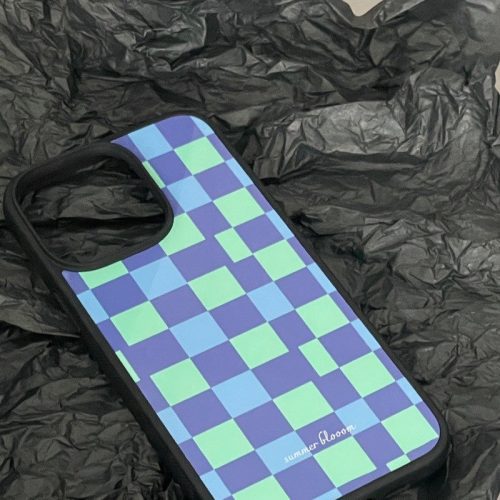 GreenBluePlaidprintedPhoneCase6