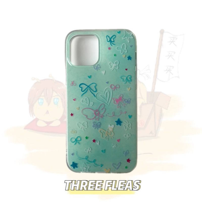 GreenButterflyPrintedPhoneCase7