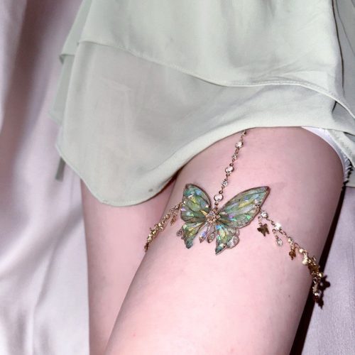 GreenFairyButterflyLegChain1