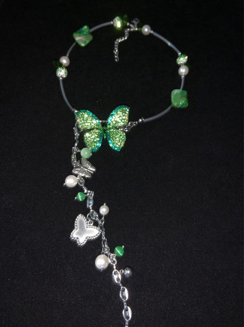 GreenForestButterflyNecklace6