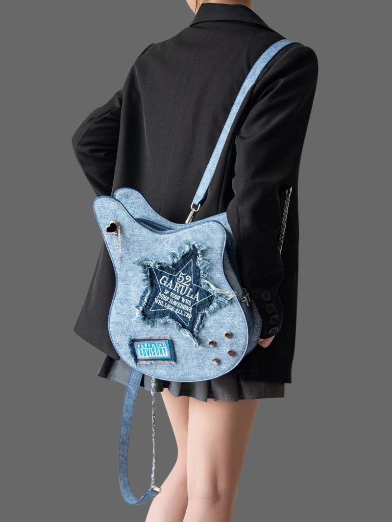 GuitarShapeDenimBackpack5