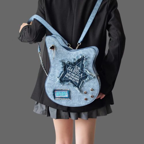 GuitarShapeDenimBackpack6