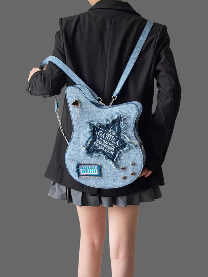 GuitarShapeDenimBackpack6