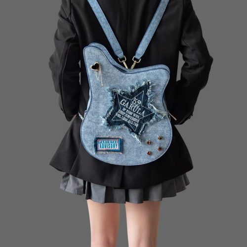 GuitarShapeDenimBackpack7