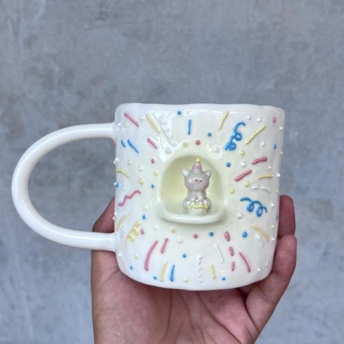 HandmadeBirthdayCatCeramicCup3