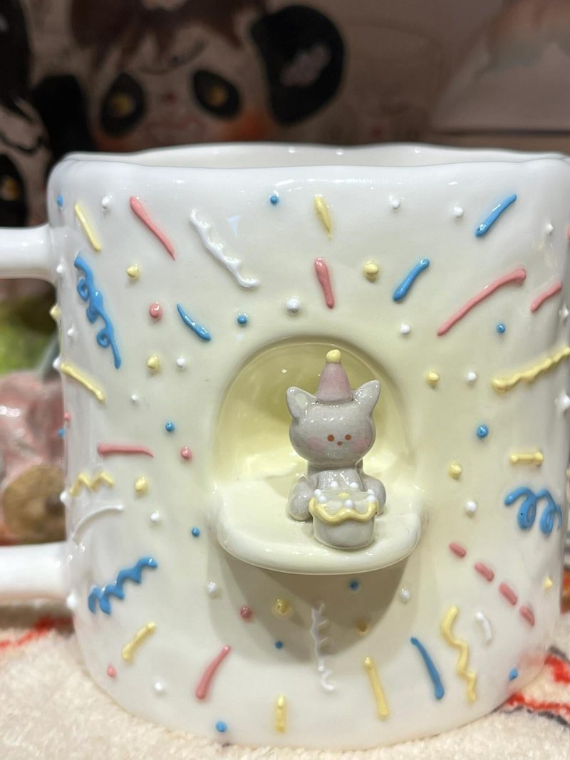 HandmadeBirthdayCatCeramicCup6