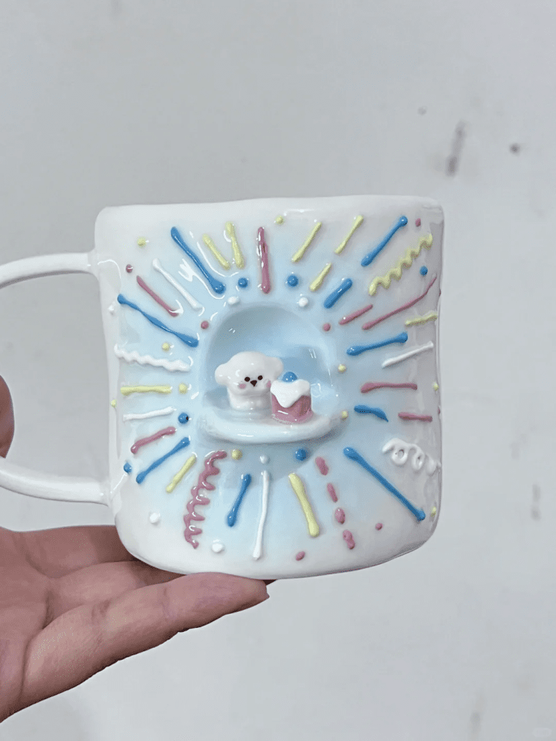 HandmadeBirthdayPuppyCeramicCup2