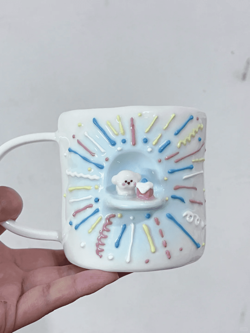 HandmadeBirthdayPuppyCeramicCup4