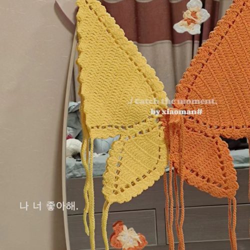 HandmadeCrochetButterflyCropTop1