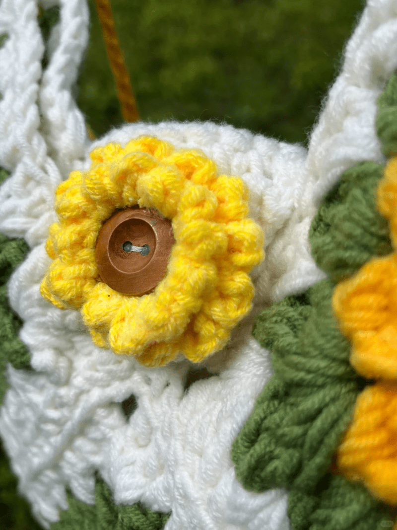 HandmadeSunflowerCrochetShoulderBag2