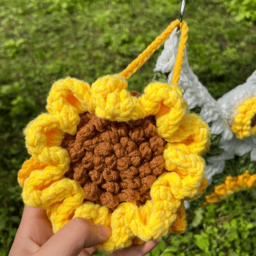 HandmadeSunflowerCrochetShoulderBag6